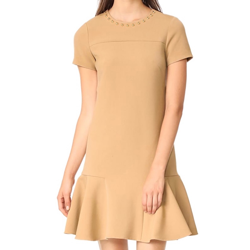 Shoshanna ash grove dress camel size 0